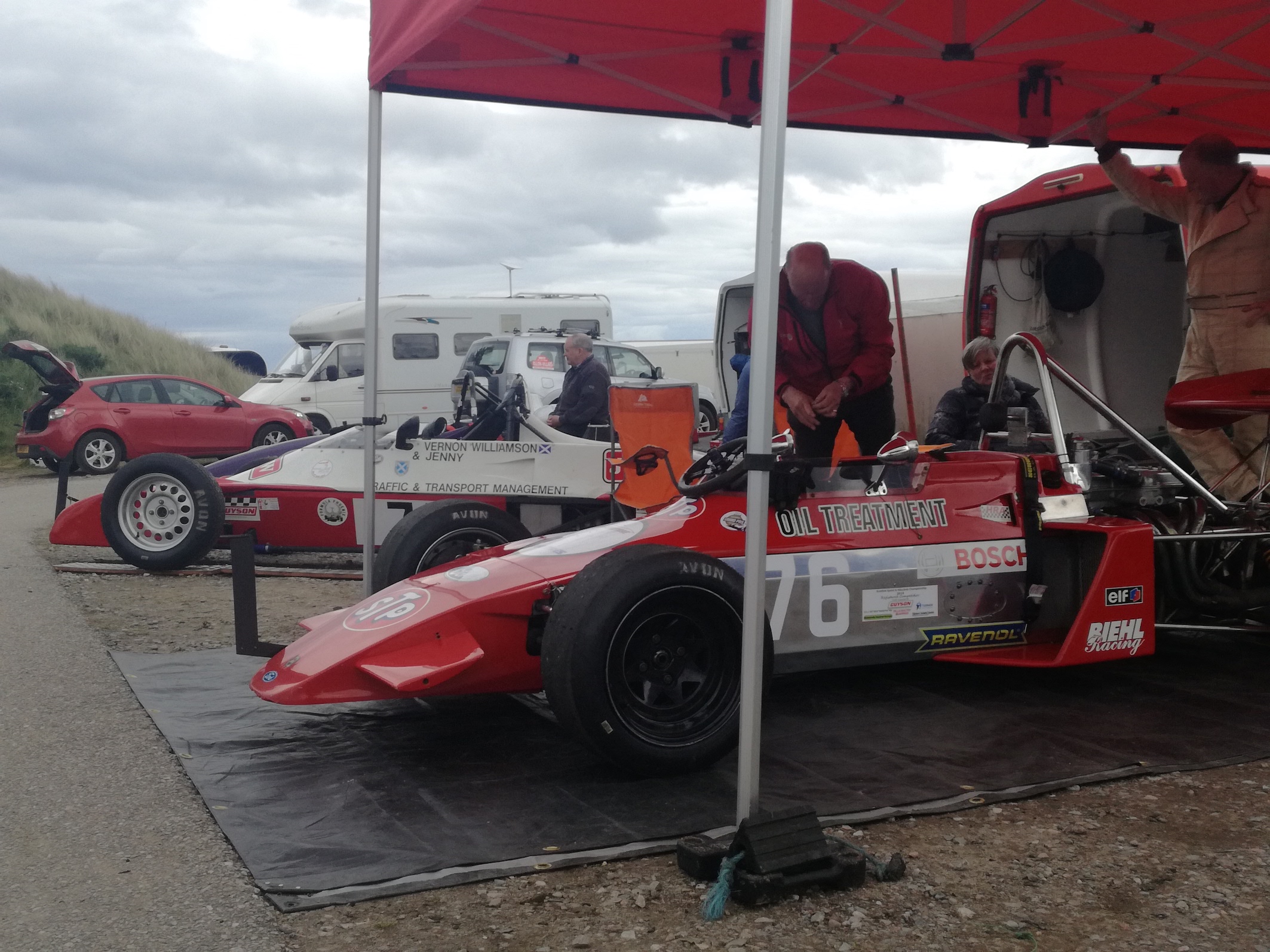 Golspie paddock Formula Ford 2019